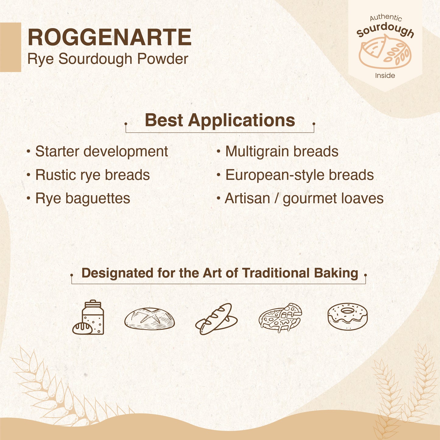ROGGENARTE | Rye Sourdough Powder